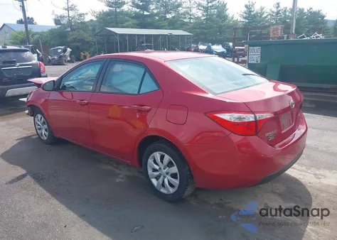 2016 Toyota Corolla Le z USA, uszkodzony, nr VIN 2T1BURHE9GC576011
